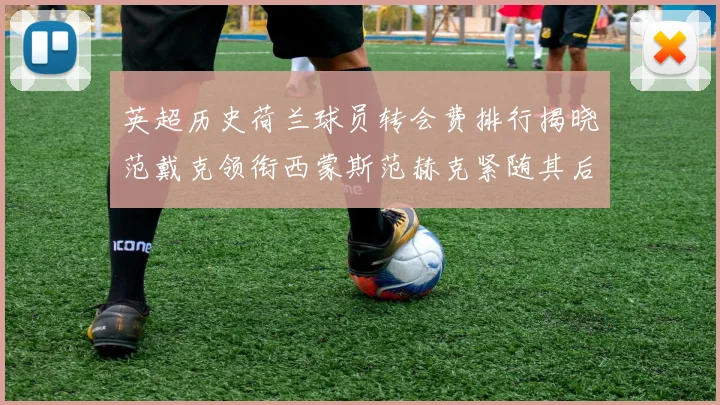英超历史荷兰球员转会费排行揭晓范戴克领衔西蒙斯范赫克紧随其后